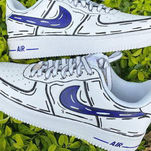 2D Sketch | CUSTOM AF1's