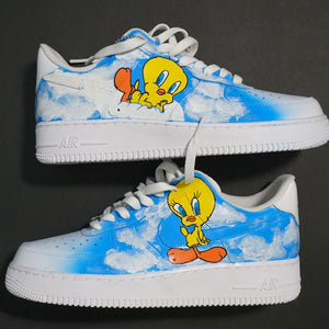 Tweety Skies | CUSTOM AF1's